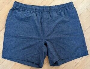 Myles Makes Moves Size XL Gray Shorts Elastic Waist 6 Inch Inseam Pockets